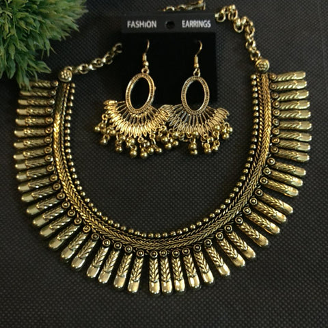 Oxidised boho Necklace 570