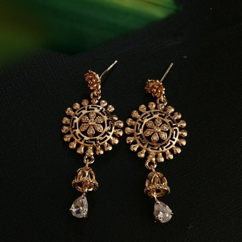 Ad stone earrings