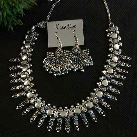 German silver necklace