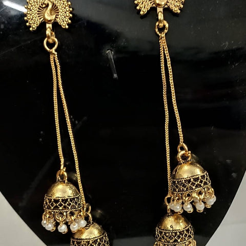 Metal jhumka