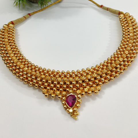 Gold plated necklace