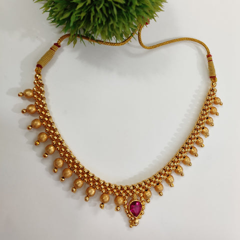 Gold plated necklace