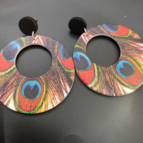 Designed wooden drops