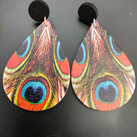 Designed wooden drops