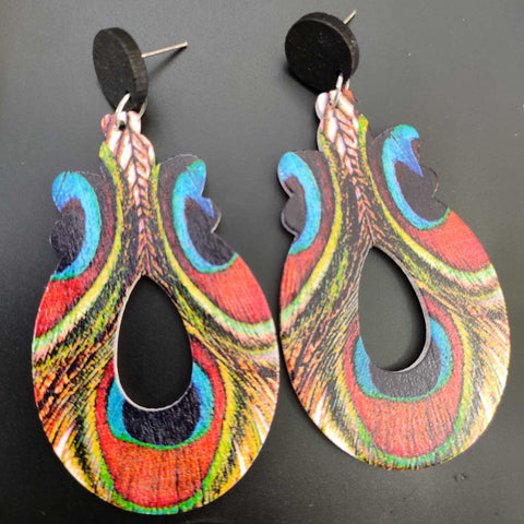 Designed wooden drops