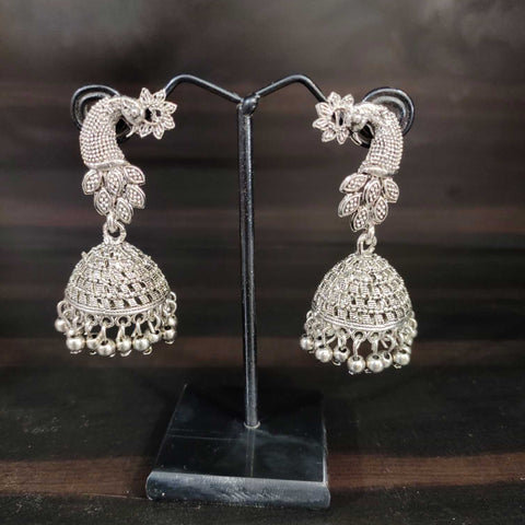 Silver jhumka