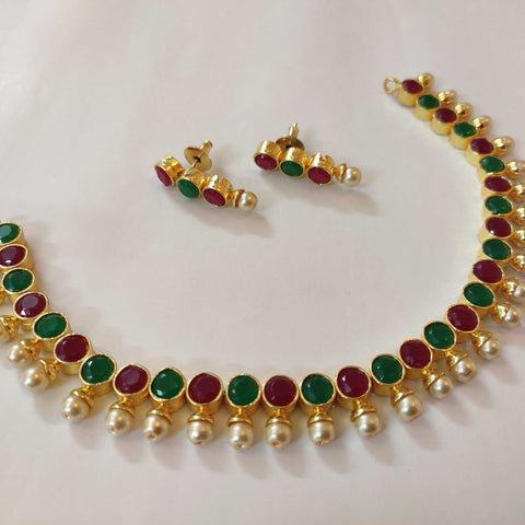 Multi stone necklace