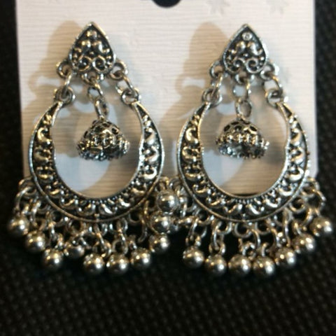 Metal earrings